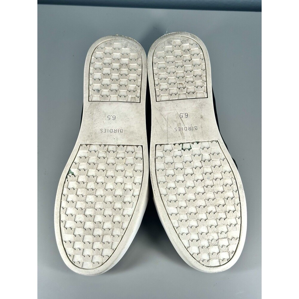 Birdies Womens The Swift Black Velvet Dressy Sneakers Size 6.5 Slip On Flats - Picture 11 of 14